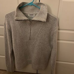Quarter zip sweater